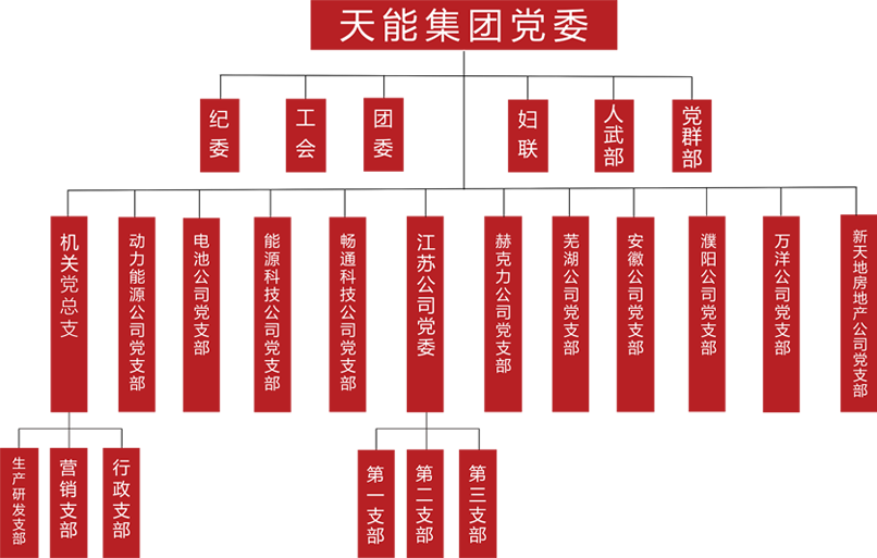 华体会官方网页版-华体会(中国)建团党委组织架构